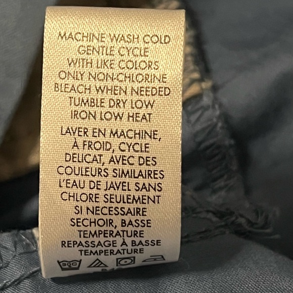 Calvin Klein Men's Sateen Casual Pants Nocturnal‎ Blue 34x31.5” Cotton Office - Picture 11 of 11